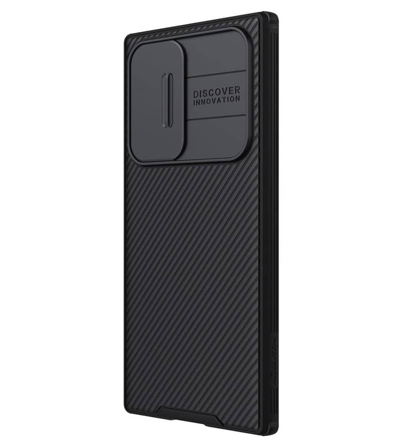 Калъф с Плъзгач за Камера за Samsung S22 Ultra, Nillkin CamShield Case, Черен (9)