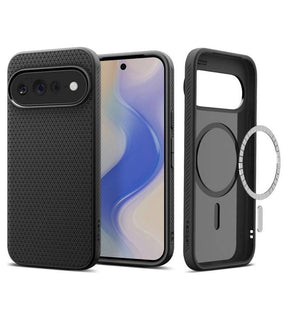 Magsafe Kалъф за Google Pixel 11 Pro XL, Spigen Liquid Air Mag Fit Case Matte Black, Черен
