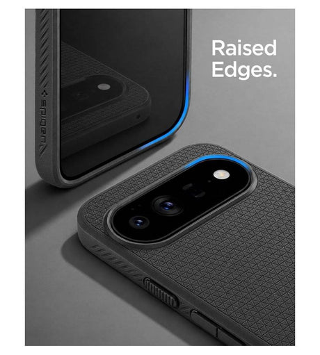 Magsafe Kалъф за Google Pixel 11 Pro XL, Spigen Liquid Air Mag Fit Case Matte Black, Черен (8)