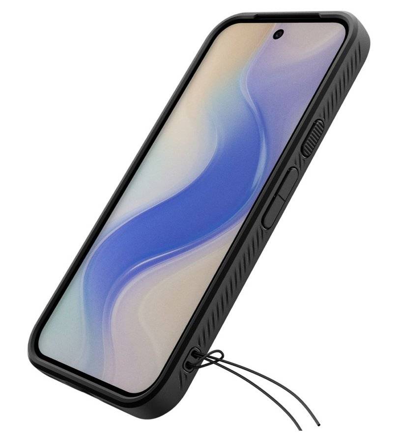 Противоударен Калъф за Google Pixel 11, Spigen Liquid Air Case Matte Black, Черен (7)