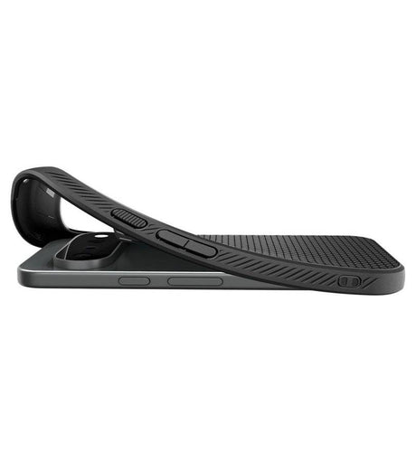 Противоударен Калъф за Google Pixel 11, Spigen Liquid Air Case Matte Black, Черен (6)