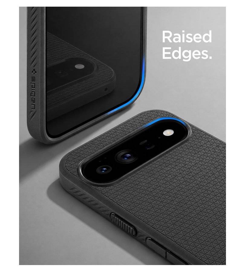Magsafe Kалъф за Google Pixel 11, Spigen Liquid Air Mag Fit Case Matte Black, Черен (8)