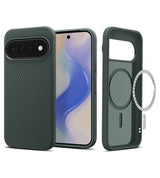 Magsafe Калъф за Google Pixel 11 Pro, Spigen Liquid Air Mag Fit Case Abyss Green, Зелен