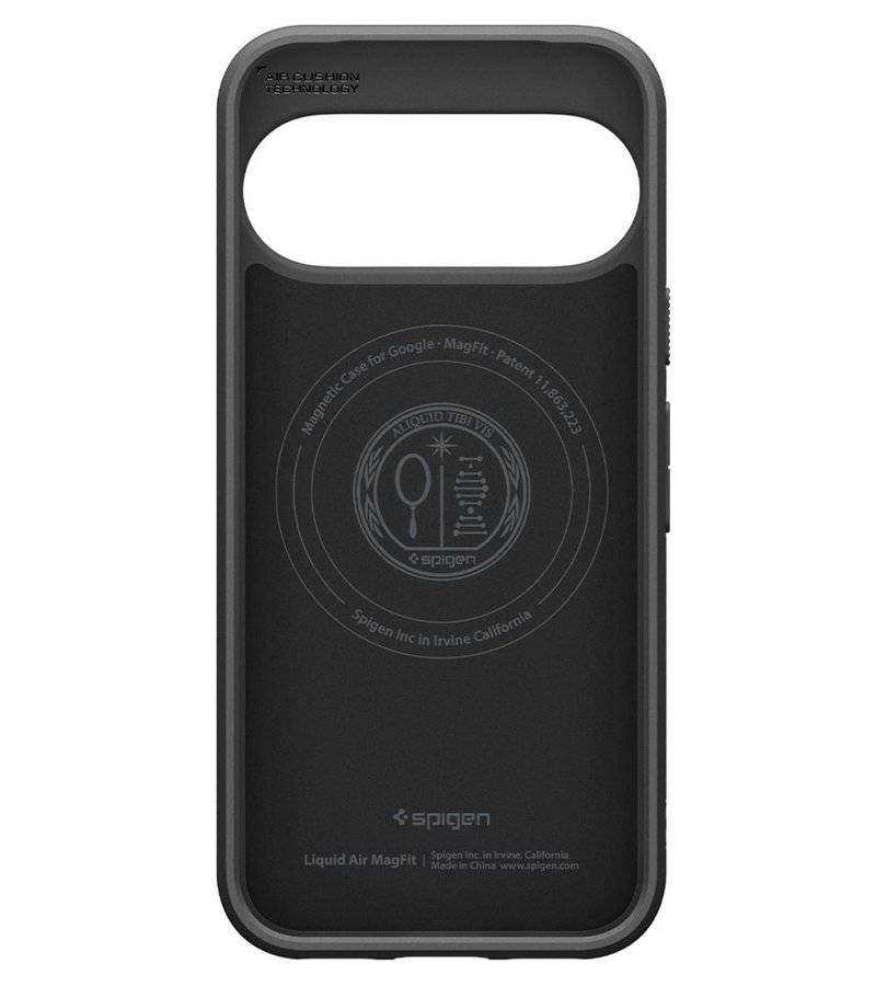 Magsafe Калъф за Google Pixel 11 Pro, Spigen Liquid Air Mag Fit Case Matte Black, Черен (4)