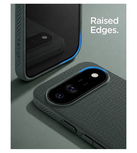 Magsafe Калъф за Google Pixel 11 Pro, Spigen Liquid Air Mag Fit Case Abyss Green, Зелен (8)