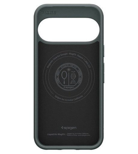 Magsafe Калъф за Google Pixel 11 Pro, Spigen Liquid Air Mag Fit Case Abyss Green, Зелен (4)