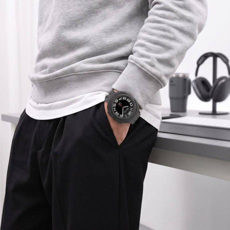 Калъф за Samsung Watch 8/9 40 mm, Spigen Liquid Air Case, Черен (2)