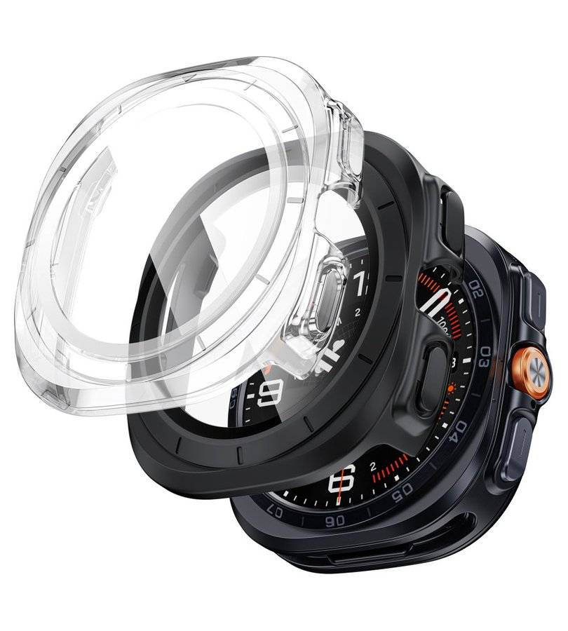 Калъф за Samsung Watch 8/9 40 mm, Spigen Liquid Air Case, Черен