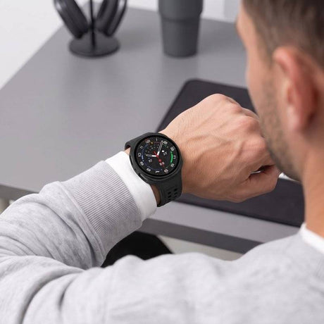 Калъф за Samsung Watch 8/9 40 mm, Spigen Liquid Air Case, Черен (3)