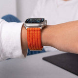 Текстилна Каишка за Apple Watch 44/ 45/ 46/ 49mm, Tech-Protect Nylon Sport Band, Оранжев (7)