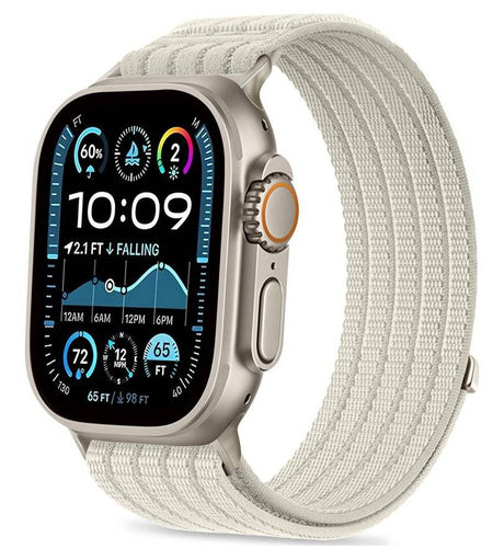 Текстилна Каишка за Apple Watch 44/ 45/ 46/ 49mm, Tech-Protect Nylon Sport Band, Бежов
