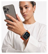 Текстилна Каишка за Apple Watch 44/ 45/ 46/ 49mm, Tech-Protect Nylon Sport Band, Оранжев (5)