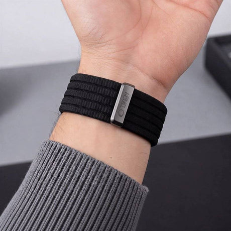 Текстилна Каишка за Apple Watch 44/ 45/ 46/ 49mm, Tech-Protect Nylon Sport Band, Черен (6)
