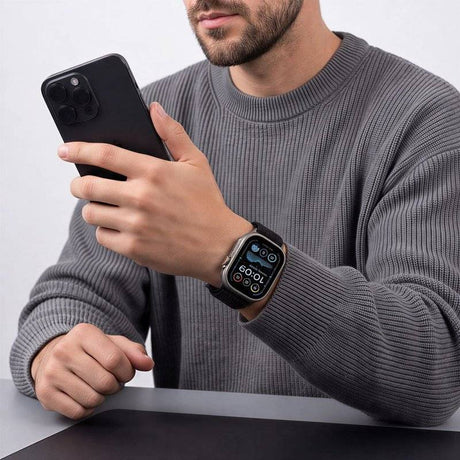 Текстилна Каишка за Apple Watch 44/ 45/ 46/ 49mm, Tech-Protect Nylon Sport Band, Черен (4)