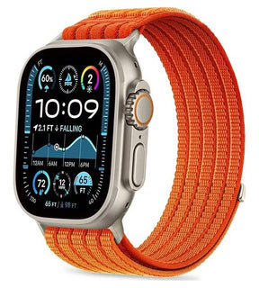 Текстилна Каишка за Apple Watch 44/ 45/ 46/ 49mm, Tech-Protect Nylon Sport Band, Оранжев