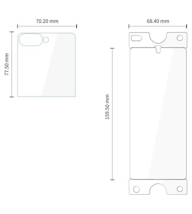 Комплект Протектори за Samsung Z Flip 8, Tech-Protect Easy Set Foil & Glass Fit+, Прозрачен (8)