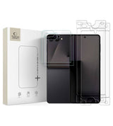 Комплект Протектори за Samsung Z Flip 8, Tech-Protect Easy Set Foil & Glass Fit+, Прозрачен
