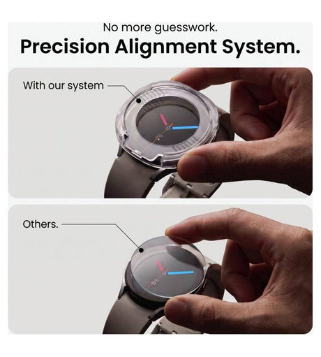 Стъклен Протектор за Samsung Watch 8/ 9 44mm, Tech-Protect Easy Set+ Glass 2бр., Прозрачен (15)