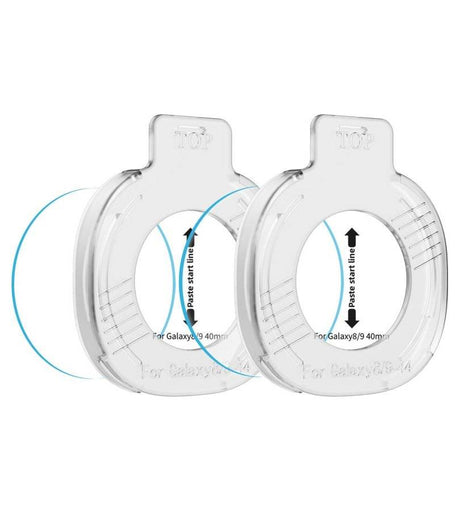 Стъклен Протектор за Samsung Watch 8/ 9 40mm, Tech-Protect Easy Set+ Glass 2бр., Прозрачен (10)
