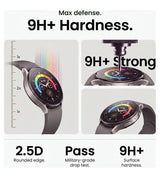 Стъклен Протектор за Samsung Watch 8/ 9 40mm, Tech-Protect Easy Set+ Glass 2бр., Прозрачен (15)