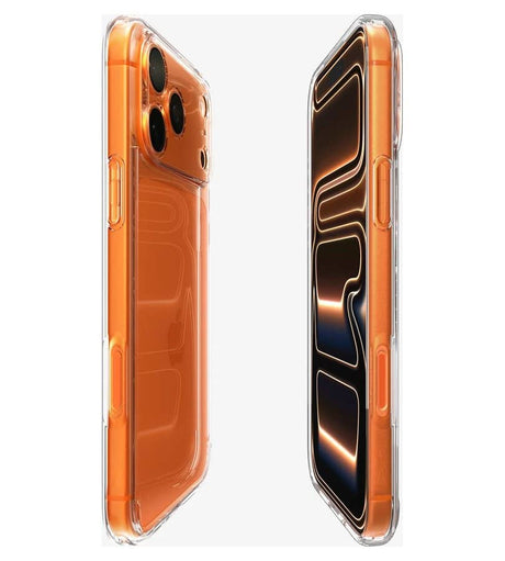 Противоударен Калъф за iPhone 17 Pro Max, Spigen Ultra Hybrid Case, Прозрачен (2)