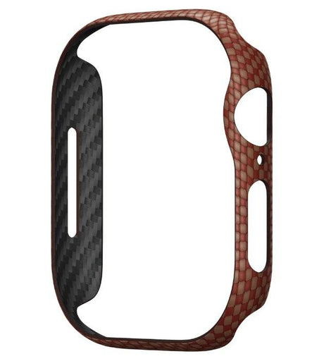 Карбонов Калъф за Apple Watch 11/10 46mm, Pitaka Air Case Sunset, Кафяв (3)