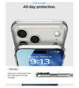 Противоударен Калъф за iPhone 17 Pro Max, Spigen Ultra Hybrid Case, Прозрачен (6)