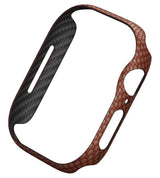 Карбонов Калъф за Apple Watch 11/10 46mm, Pitaka Air Case Sunset, Кафяв (4)
