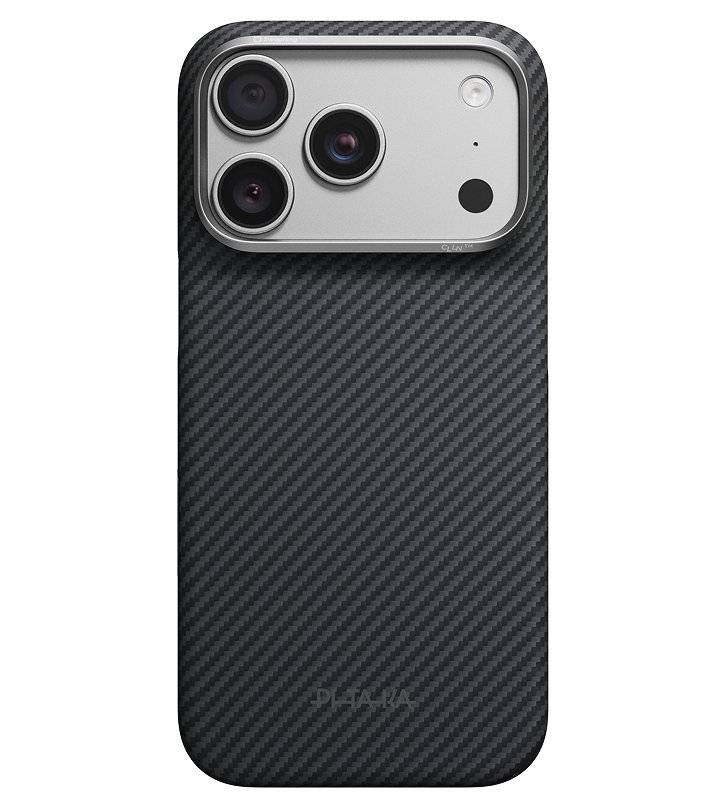Magsafe Калъф за iPhone 18 Pro/ 17 Pro, Pitaka Edge Case Black/Grey, Черен (2)