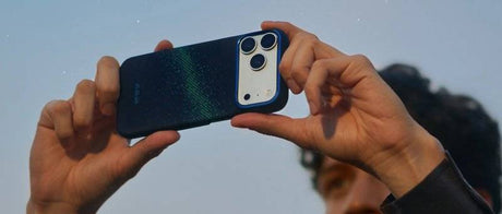 Magsafe Калъф за iPhone 18 Pro/ 17 Pro, Pitaka Edge Case Milky Way Galaxy2.0 Nearfield Blue-01, Син (8)