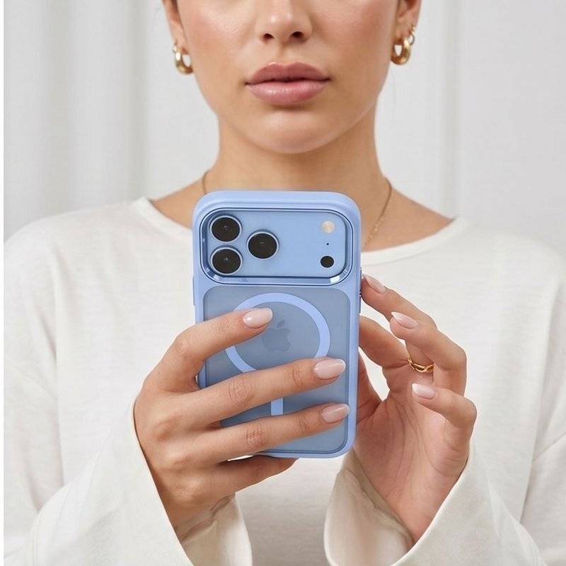 Magsafe Калъф за iPhone 17, Tech-Protect MagMat Clear Case, Черен (6)