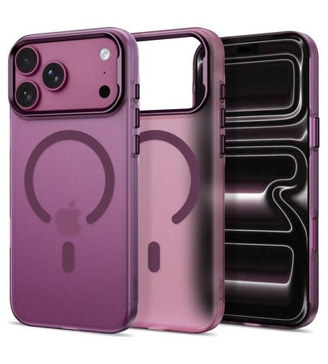 Magsafe Твърд Калъф за iPhone 18 Pro Max/ 17 Pro Max, Tech-Protect Magzero Case, Бордо