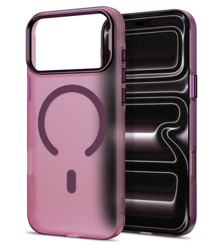 Magsafe Твърд Калъф за iPhone 18 Pro/ 17 Pro, Tech-Protect Magzero Case, Бордо (2)