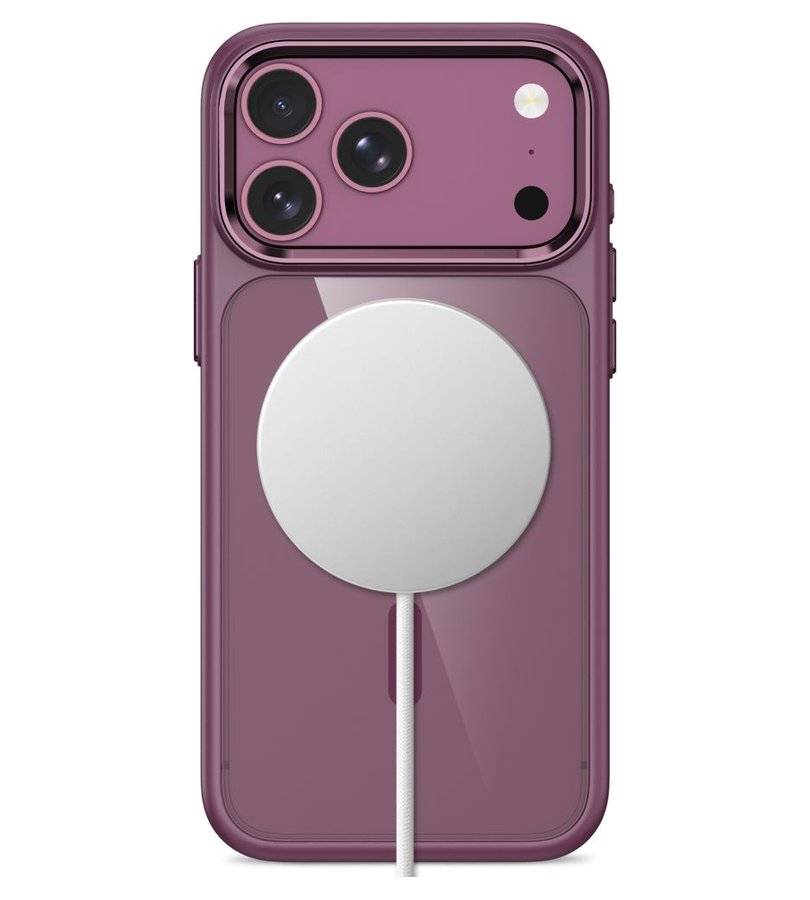 Magsafe Калъф за iPhone 17, Tech-Protect MagMat Clear Case, Черен (3)