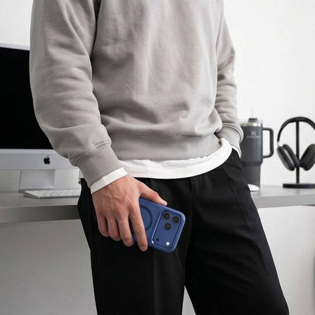 Magsafe Калъф за iPhone 17, Tech-Protect MagMat Clear Case, Черен (6)