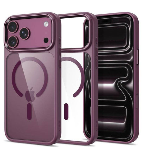 Magsafe Калъф за iPhone 17, Tech-Protect MagMat Clear Case, Черен