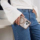 Magsafe Тънък Калъф за iPhone 18 Pro/ iPhone 17 Pro, Tech-Protect MagZero Case, Златист (6)