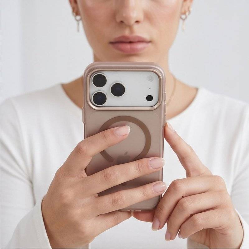 Magsafe Тънък Калъф за iPhone 18 Pro Max/ iPhone 17 Pro Max, Tech-Protect MagZero Case, Златист (7)
