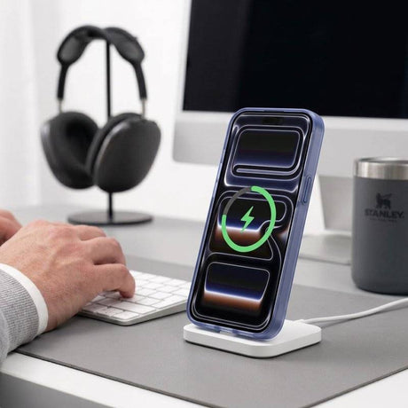 Magsafe Тънък Калъф за iPhone 18 Pro/ iPhone 17 Pro, Tech-Protect MagZero Case, Тъмно Син (9)