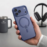 Magsafe Тънък Калъф за iPhone 18 Pro Max/ iPhone 17 Pro Max, Tech-Protect MagZero Case, Тъмно Син (5)