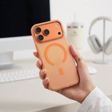 Magsafe Тънък Калъф за iPhone 18 Pro Max/ iPhone 17 Pro Max, Tech-Protect MagZero Case, Оранжев (7)