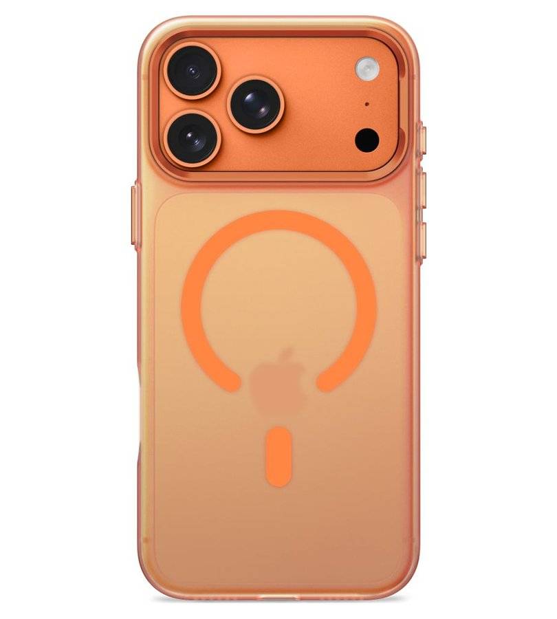 Magsafe Тънък Калъф за iPhone 18 Pro Max/ iPhone 17 Pro Max, Tech-Protect MagZero Case, Оранжев (4)