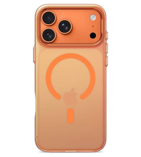 Magsafe Тънък Калъф за iPhone 18 Pro Max/ iPhone 17 Pro Max, Tech-Protect MagZero Case, Оранжев (4)
