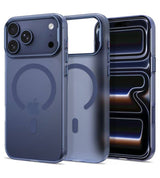 Magsafe Тънък Калъф за iPhone 18 Pro/ iPhone 17 Pro, Tech-Protect MagZero Case, Тъмно Син