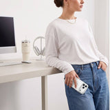 Magsafe Тънък Калъф за iPhone 18 Pro Max/ iPhone 17 Pro Max, Tech-Protect MagZero Case, Бял (8)