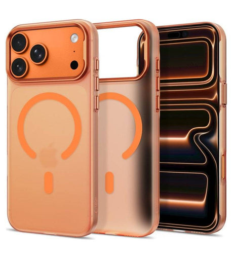 Magsafe Тънък Калъф за iPhone 18 Pro/ iPhone 17 Pro, Tech-Protect MagZero Case, Оранжев