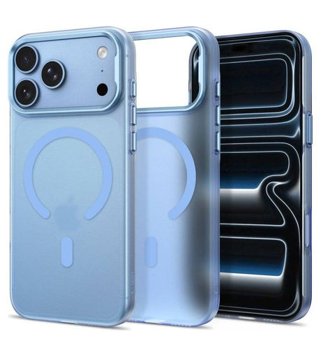 Magsafe Тънък Калъф за iPhone 18 Pro Max/ iPhone 17 Pro Max, Tech-Protect MagZero Case, Син (2)