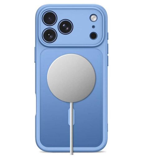 Magsafe Калъф за iPhone 18 Pro Max/ iPhone 17 Pro Max, Tech-Protect BasicMag Matte Case, Син (3)