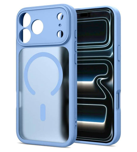 Magsafe Калъф за iPhone 18 Pro Max/ iPhone 17 Pro Max, Tech-Protect BasicMag Matte Case, Син (2)