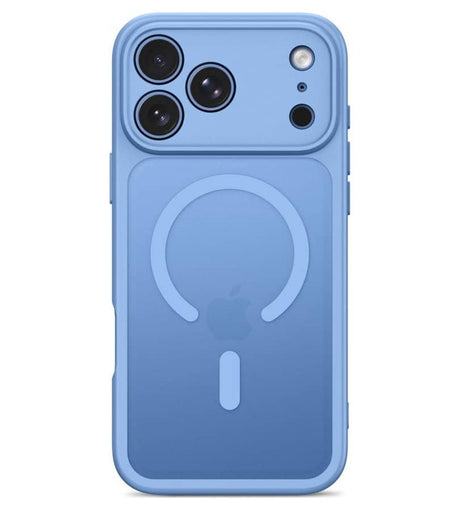 Magsafe Калъф за iPhone 18 Pro Max/ iPhone 17 Pro Max, Tech-Protect BasicMag Matte Case, Син (4)